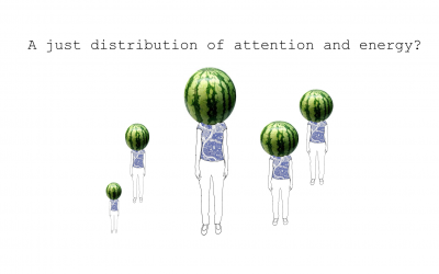 A just distribution of energy and attention